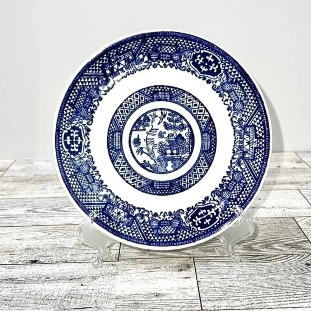 Vintage Blue Willow 6” Plate Set of 4